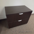 Espresso 2 Drawer Wood Lateral File Cabinet Espresso 2 Drawer Wood Lateral File Cabinet